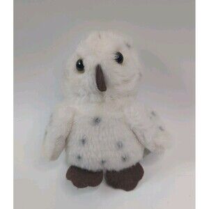 Wild Republic Audubon Birds Snowy Owl Plush  5" Tall